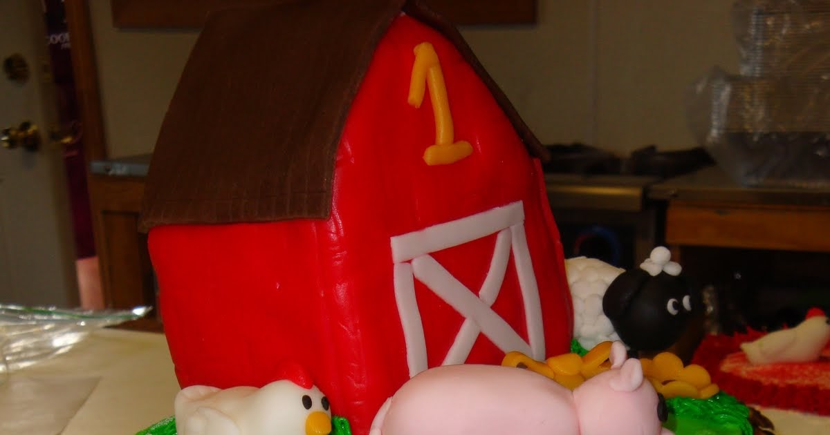 Sweet Thang's Confections Farm Cake for Madison & Lauren!