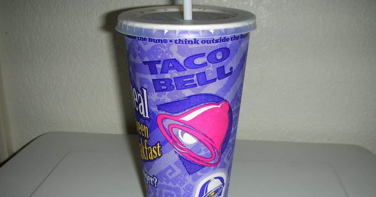 Too Old to Know Better Senior drink at Taco Bell