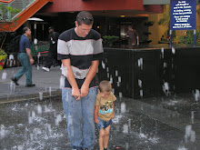 Easton and Daddy at Universal Studios