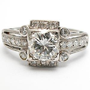Luxury Vintage Style Wedding Ring