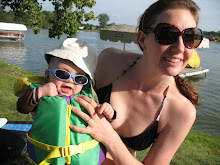 Ki's First Swim at Lake Rushmore.