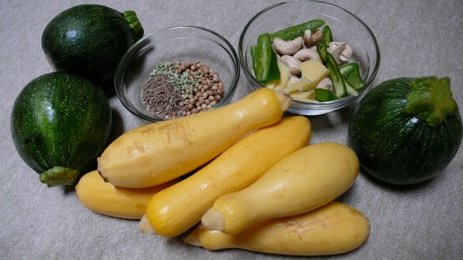 The Colors Of Indian Cooking 2 Types of Squash, Spicy and Delicious