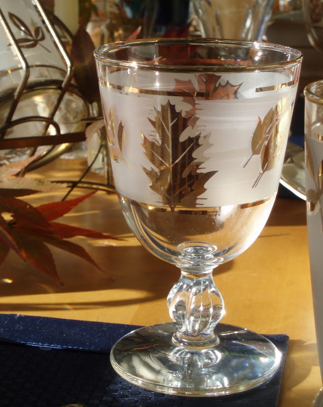 Libby Glass, Mid Century Glassware, Libby Golden Wheat, Ice Tea Glasses, Set  of 2, Libbey 