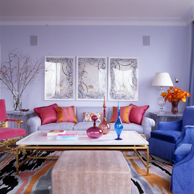 اضيفي الالوان لديكور منزلك Drake+Design+Colorful+living+room2