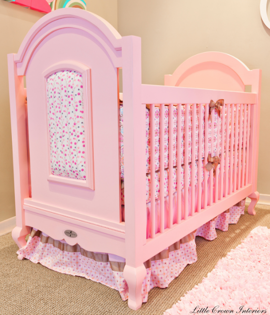 Friday Find “Hope” Pink Crib for Baby Girl Home Design Interior Paris