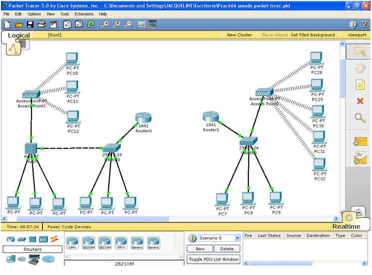 como conectar dos routers packet tracer