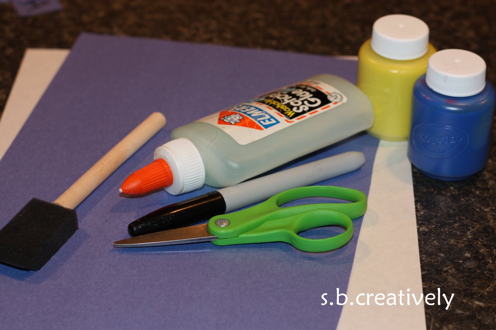 s.b.creatively: Handprint Menorah