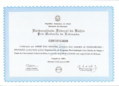 Certificado de Dança e Educação