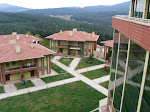 Vista do quarto do hotel