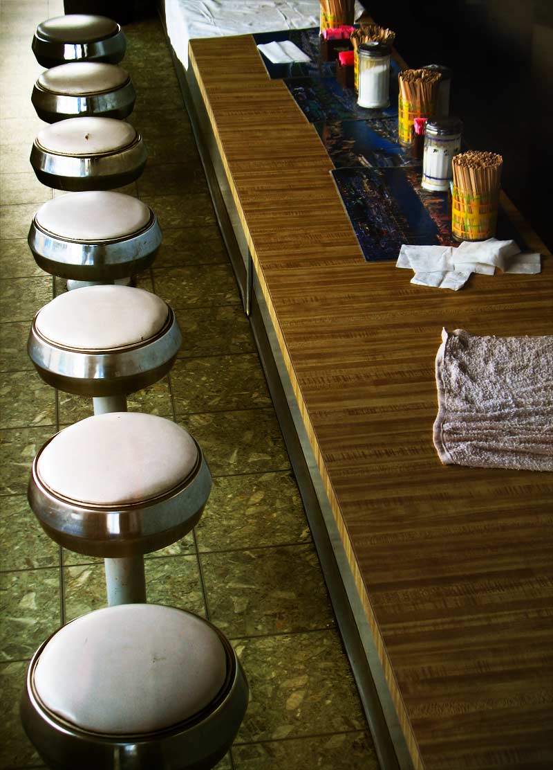 Seating at the counter; click for previous post