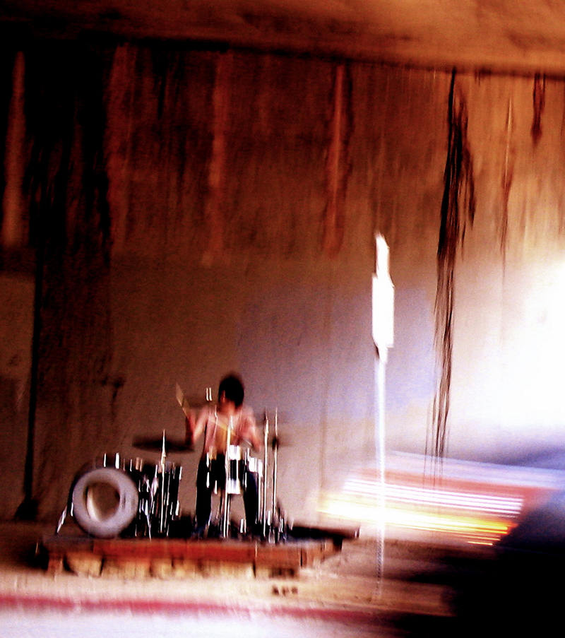 drumming in the underpass; click for previous post