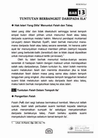 Buku Zihar dan Ila': Bab 13