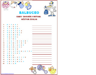 Quot Mossita Bella Crochet Y Tejido Quot Juego Baby Shower Virtual