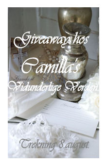 Giveaway hos meg!