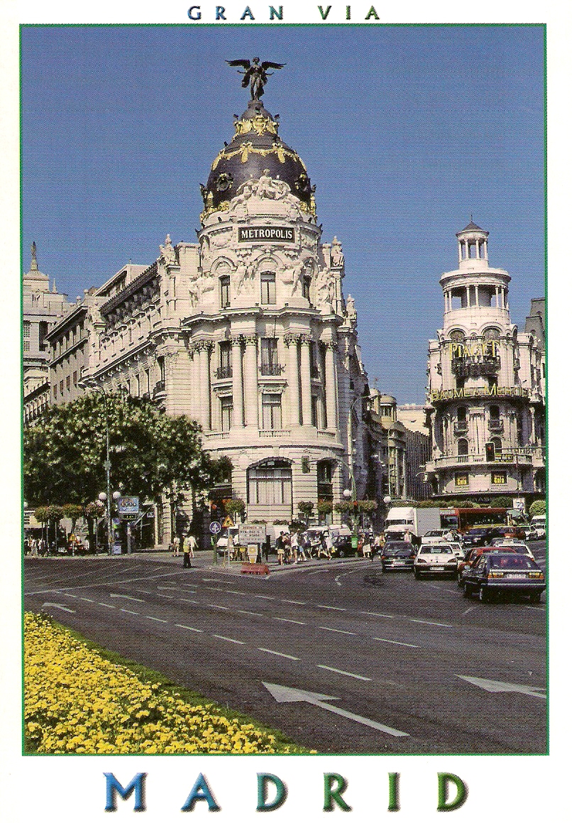 The Postal Picture Gran Via, Madrid