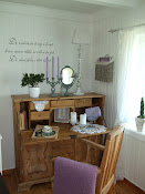 Et gammel skrivebord.