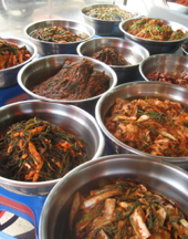 Pretty foods of Jeonju market