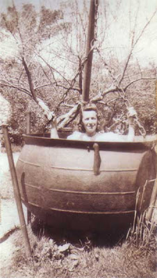 Aunt Jeanette in a New Hampshire Cauldron - circa 1935 