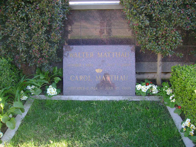 Walter Matthau - Westwood Cemetery