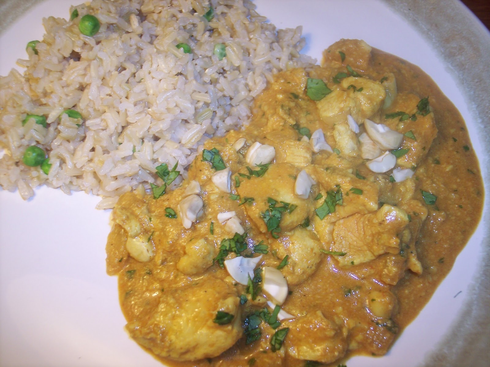 Savory Moments Cashew chicken korma