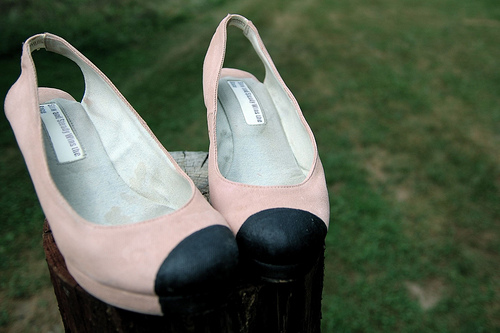 DIY Chanel Style cap toe Shoes A Pair &amp; A Spare
