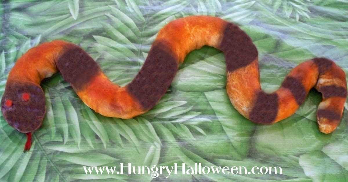 Hungry Halloween Halloween Recipe Slithering Snake Snack