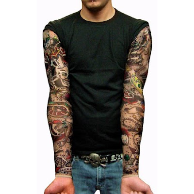 ocean tattoos. japanese style tattoo sleeves.