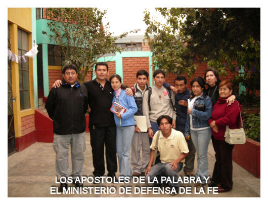 LOS APOSTOLES DE LA PALABRA Y EL MINISTERIO DE DEFENSA DE LA FE