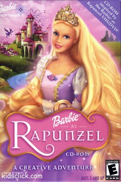 CAPA Barbie Rapunzel Dublado
