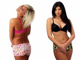 men in bra and panties