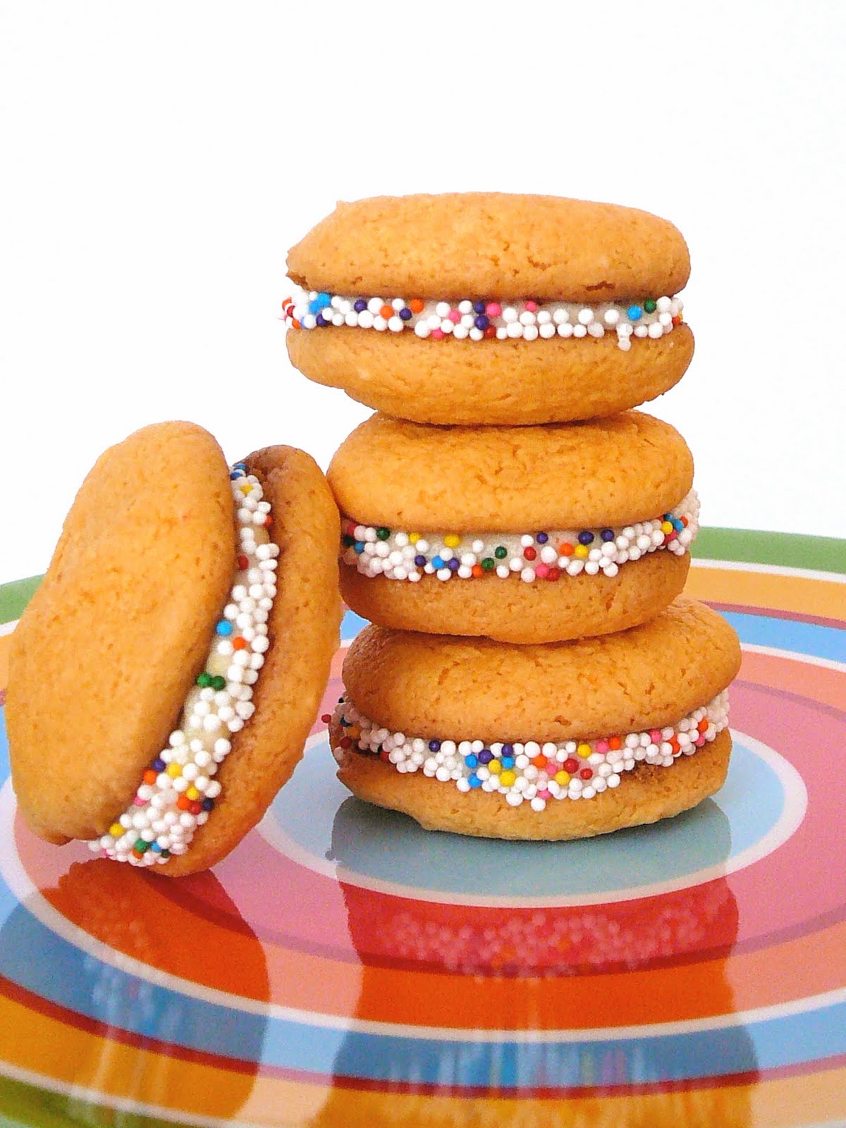 Baked Perfection Creamsicle Sandwich Cookies