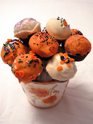 Halloween Brownie Pops and