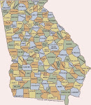 Georgia County Map