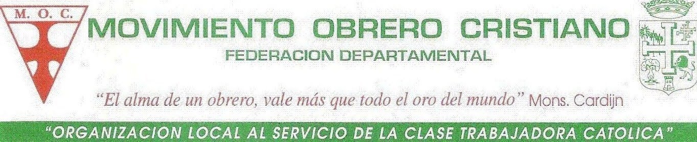 movimiento obrero cristiano 2º taller de formación q es un membrete