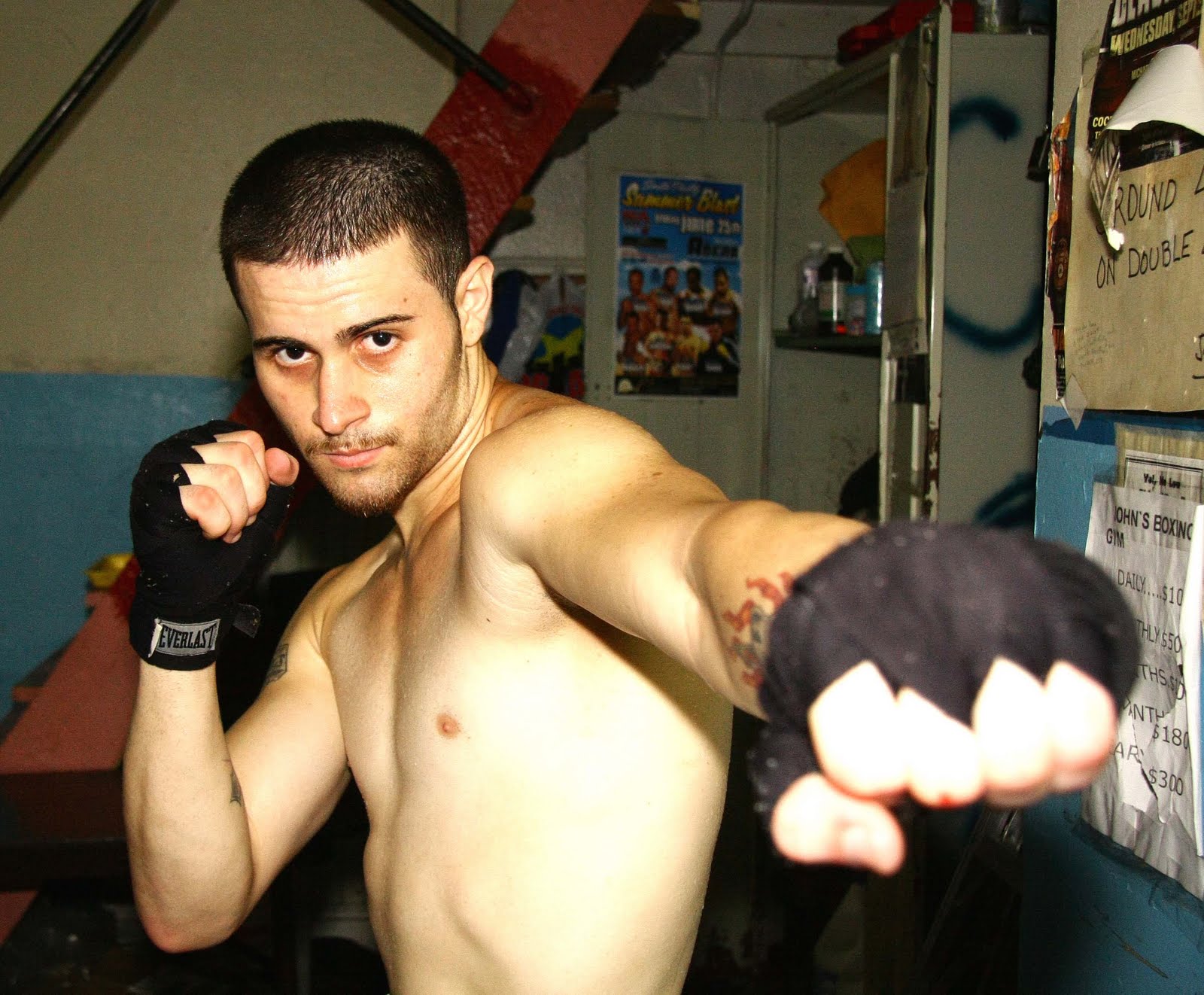 Jonathan Caban strikes the pose!