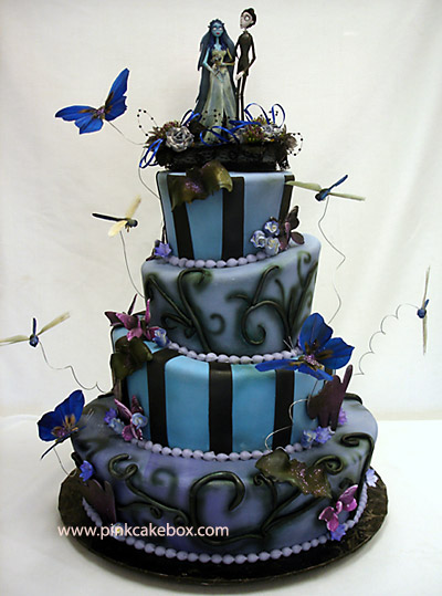 Design   Wedding Cake Online on Witch  Tim Burton Wedding Cake