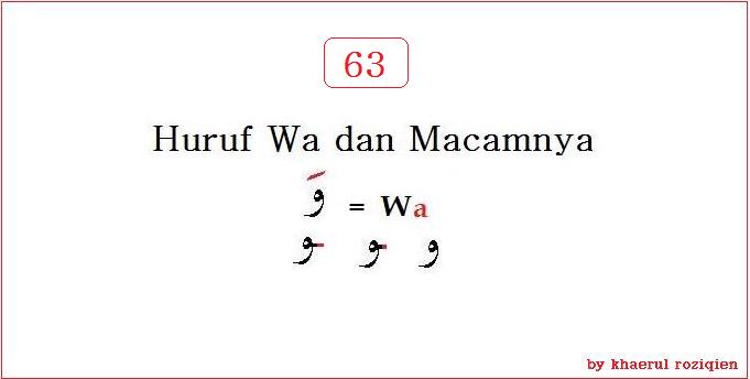 Huruf Wa & Macamnya