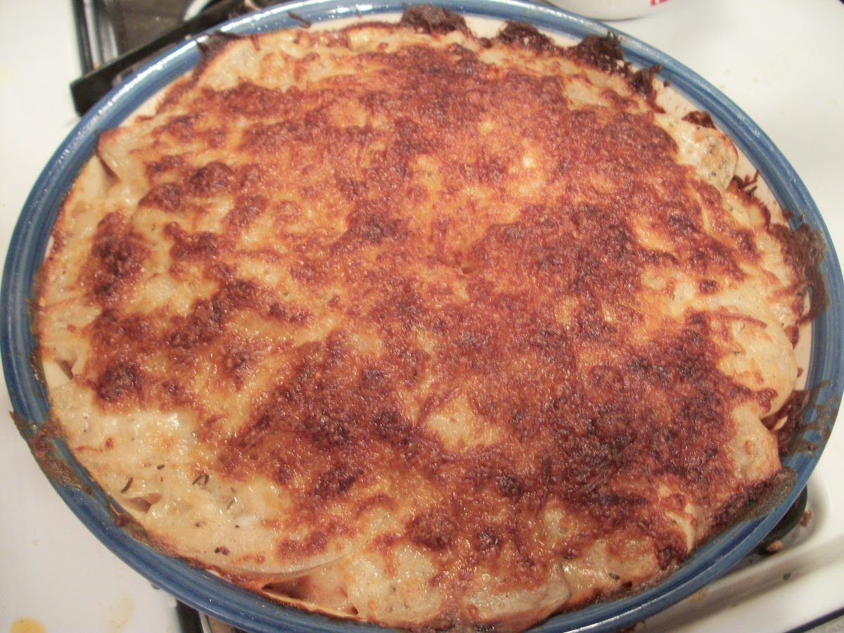 Cook with Sara Carrot and Potato Gratin