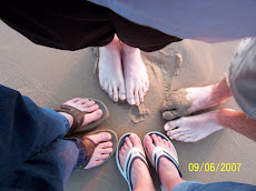 Just Because....Feet ~ 4 sets of feet = Family!