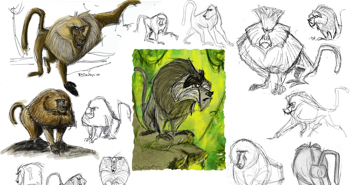 Graphite Dreams Baboon Design suggestions