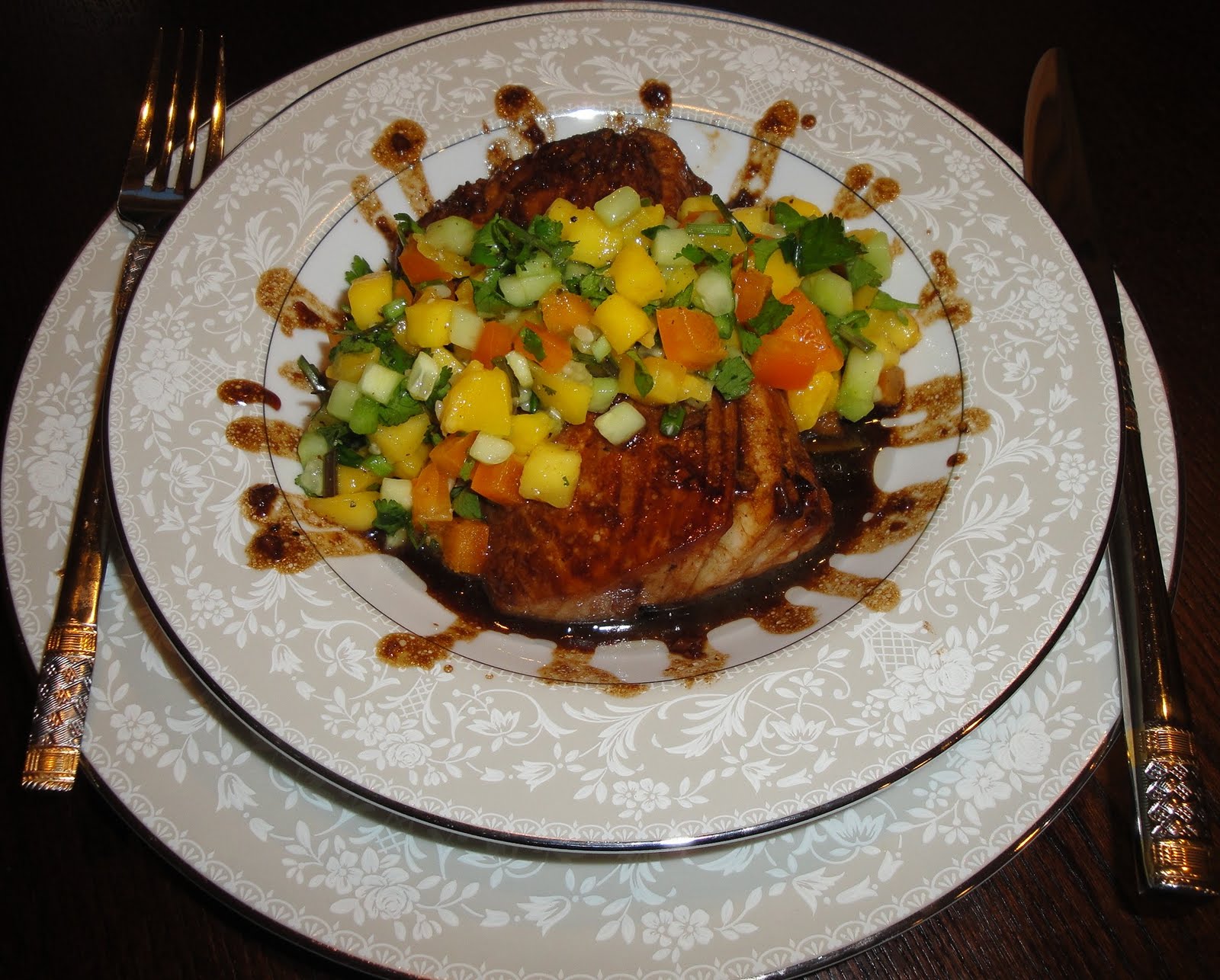 The Spices Of Life . . . Mahi Mahi with Mango Salsa