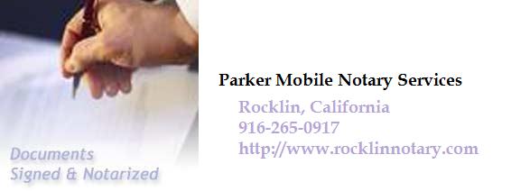 Parker Mobile Notary Services