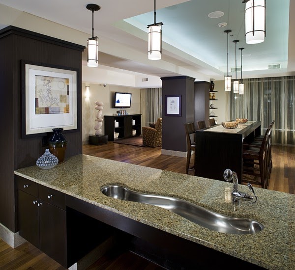 Interior design Modern bar apartment photo