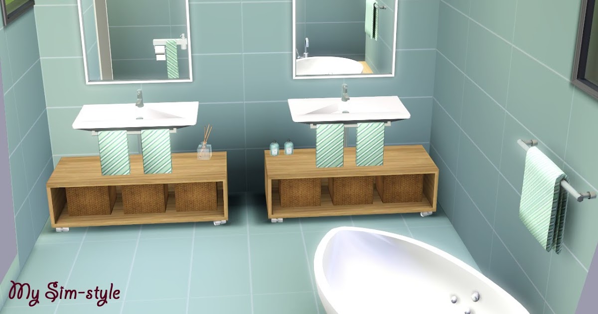 My Sim-style: El baño del piso de arriba