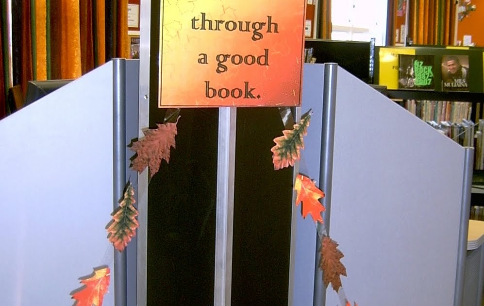 Library Displays Leaf through a good book