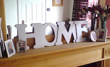 Silver wooden letters