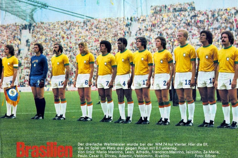 THE VINTAGE FOOTBALL CLUB BRESIL 1974.