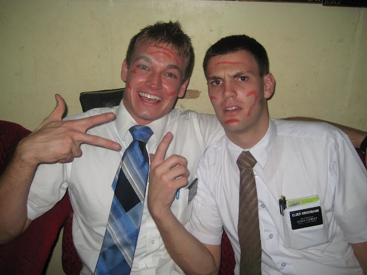 Me and Elder Booth w/face paint