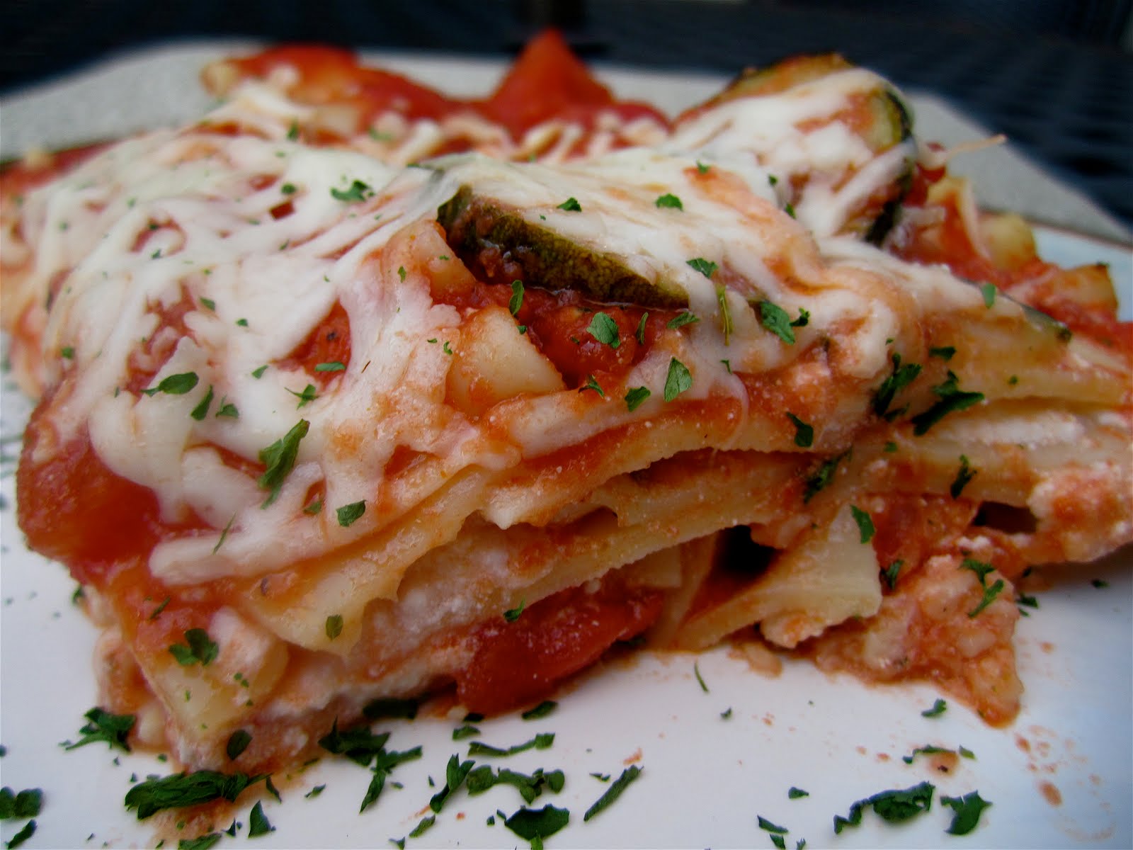Stephanie Cooks Tomato and Zucchini Lasagna