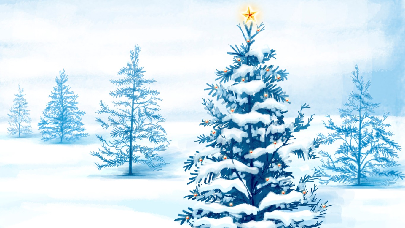 Best Backgrounds: Christmas Wallpapers 1366x768 HD Backgrounds